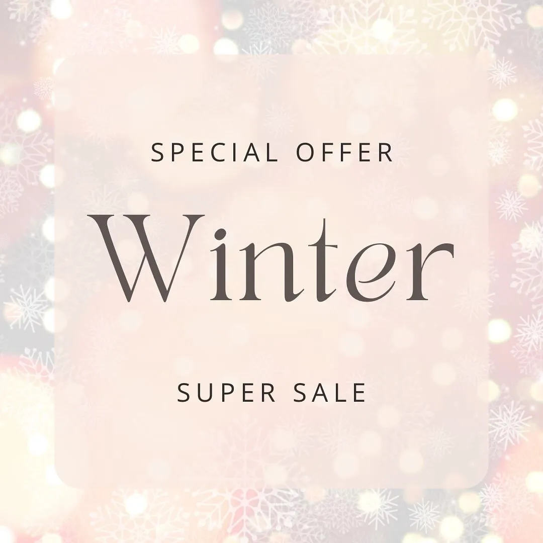 お得な冬季セール開催中‼️